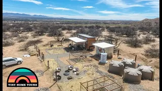 The Ultimate Off The Grid Tiny House Homestead ~ Thriving In The Arizona Desert!
