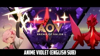 guardian of the world VIOLET cinematic | ANIME VIOLET SKIN | Arena of Valor | LiênQuânMobile | 傳說對決