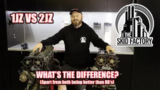 1JZ VS 2JZ Tear down and Differences  - THE SKID FACTORY