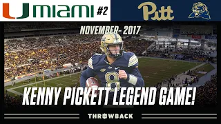 Kenny Pickett's Legend Starts Emphatically! (#2 Miami vs. Pitt 2017, November)