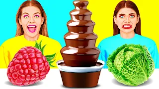 巧克力噴泉大挑戰 | 美食大戰 BaRaDa Challenge