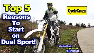 Top 5 Reasons Dual Sport Motorcycle is Best Starter Motorcycle! | MotoVlog