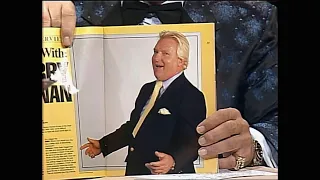 Bobby Heenan has fun reading the WWF magazine