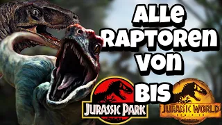 Top 10 Raptoren der gesamten Jurassic Reihe (Jurassic Park und Jurassic World) #velociraptor