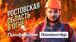 ТУШИМ ЛЕСНОЙ ПОЖАР в Ростовской области / Профессия волонтёр