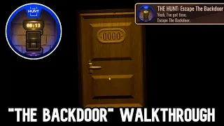 ROBLOX DOORS - "The Backdoor" Full Walkthrough | Roblox The Hunt Event 2024