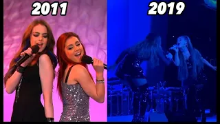 Ariana Grande + Liz Gillies - 'Give It Up'  | "Victorious" | Side by Side Comparison