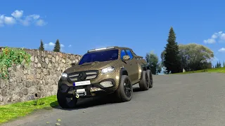 Mercedes-Benz X-Class Carlex EXY Monster X 6X6 at Hradek Rally