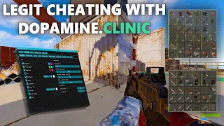 RUST CHEATING on a 800 POP SERVER with the BEST RUST CHEAT