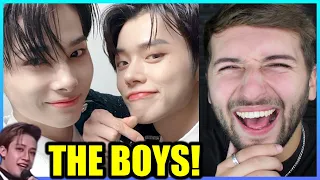 txt and enhypen acting as one kpop group Reaction (ft. skz)