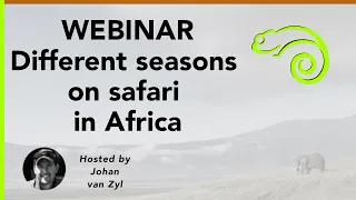 Webinar - Different seasons on safari in Africa