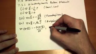 7.3.1 Electrodynamics Before Maxwell's Equations