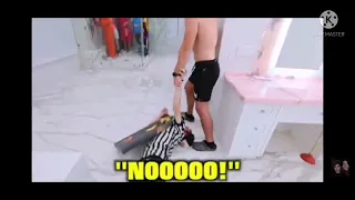 brian vs ref bathroom fight (@StokesTwins)