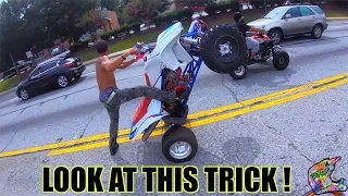 ATV RIDERS GO WILD IN ATLANTA ! | BRAAP VLOGS