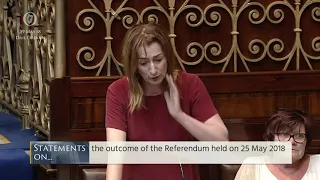 'Like an enormous weight being lifted': Applause for Clare Daly's heartfelt referendum speech