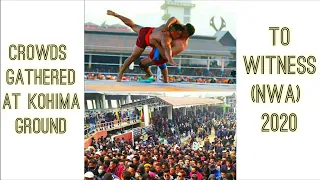 Kohima ground being filled at the (NWA) 2020 meet/THE CHAKHESANG BOY