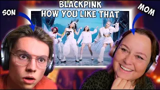 MOM and SON *First* Reaction to BLACKPINK [How You Like That]