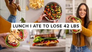 Easy lunches I ate to lose 42 lbs (high protein + low calorie)