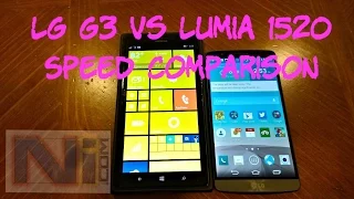 LG G3 Vs Lumia 1520 Speed Comparison