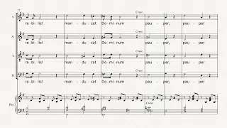 Panis Angelicus, Cesar Franck - SATB + piano accompaniment (training score)