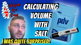 Calculating Pond Volume With Salt - I Was Quite Surprised