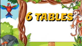 6 Tables | 6 Tables Multiplication| KIDZEETV