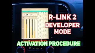 R Link 2 Developer Mode Activation Tutorial | Renault R-Link 2 Debug Mode