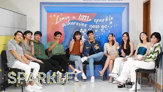 It's a prank! | #SparkleExclusives with the cast of #LuvIsCaughtInHisArms