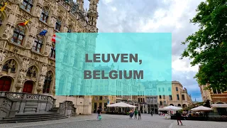 Walking Leuven: A tour around the most beautiful spots of this Belgian jewel.