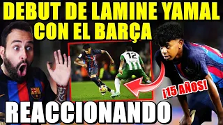 ASÍ FUE el DEBUT de LAMINE YAMAL con el BARÇA ¡SÓLO 15 AÑOS! *FUTURO CRACK*