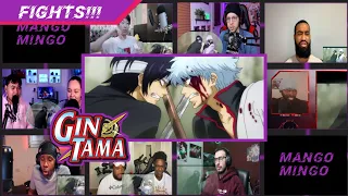 BEST!!🔥 Top 10 Gintama Fights || REACTION MASHUP