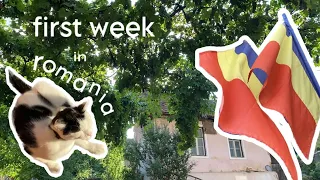 arrival and first week in romania!