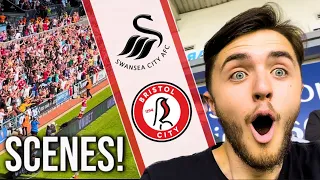 *MENTAL SCENES* AS BRISTOL CITY COMEBACK! || Swansea City 1-2 Bristol City MATCHDAY VLOG!