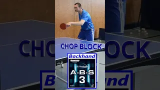 TABLE TENNIS - ANTISPIN - A-B-S 3 - CHOP BLOCK - LG TT STORY