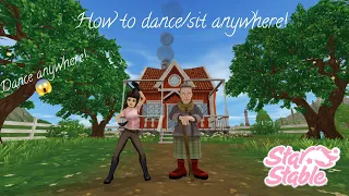 How to dance/sit anywhere! || Star stable online || Tutorial