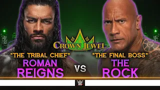 WWE Crown Jewel 2024 - Dream Match Card [v2]