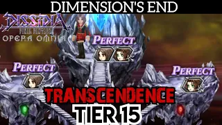 DFFOO [GL]: DIMENSION'S END: TRANSCENDENCE, TIER 15 - Rem & Aerith DUO (KLAY)