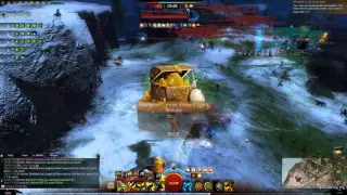 Guild Wars 2 [WvW] World Guardians & SFR Open Raid vs Piken Square blob, Druid POV