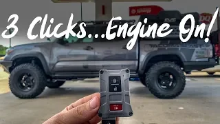 How To Turn On Toyota Tacoma With Your Key Fob & Phone | Plug & Play Installation | Remote Start Kit