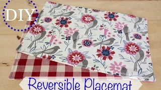 DIY Reversible Placemats | Home Decor Tutorial