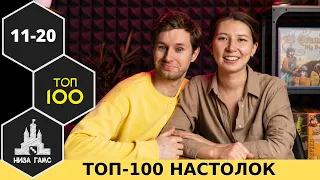 ТОП-100 ЛУЧШИХ НАСТОЛЬНЫХ ИГР 2021. Места 11-20. Народный рейтинг и топ Влада и Саши.