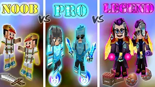 NOOB vs PRO vs LEGEND - DUO Bed Wars | Blockman Go Gameplay (Android , iOS)