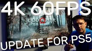 God of War 4K 60 FPS Update for PS5