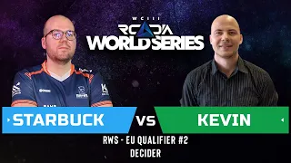 WC3 - RWS European Qualifier #2 - Decider: [HU] Starbuck vs. Kevin [NE]