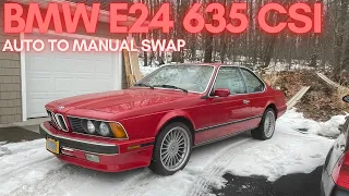 Can I Auto-Manual Swap This BMW E24 In 2 weeks!?
