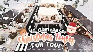 No Gamepass Winter Christmas Town I Full Town Tour I Part 12 I Bloxburg - iTapixca Builds