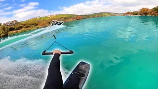 WAKEBOARDING ON GLASS! - BUTTER! - BOAT - LAKE AUSTIN