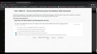 1Z0-1085-21 oracle cloud infrastructure foundation Associate Answers  #main exam #Oracle cloud