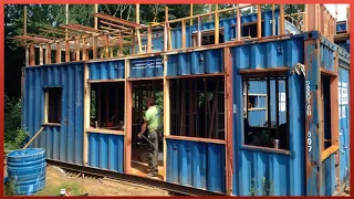 Man Builds Amazing DIY Container Home | Low-Cost Housing | @choigotv001