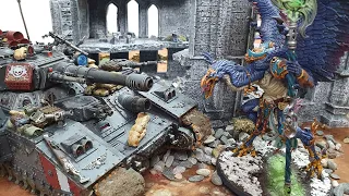 Imperial Guard vs Daemons, Warhammer 40k battle report